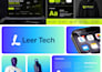 do timeless minimalist brand identity design, logo design, branding kit, tech